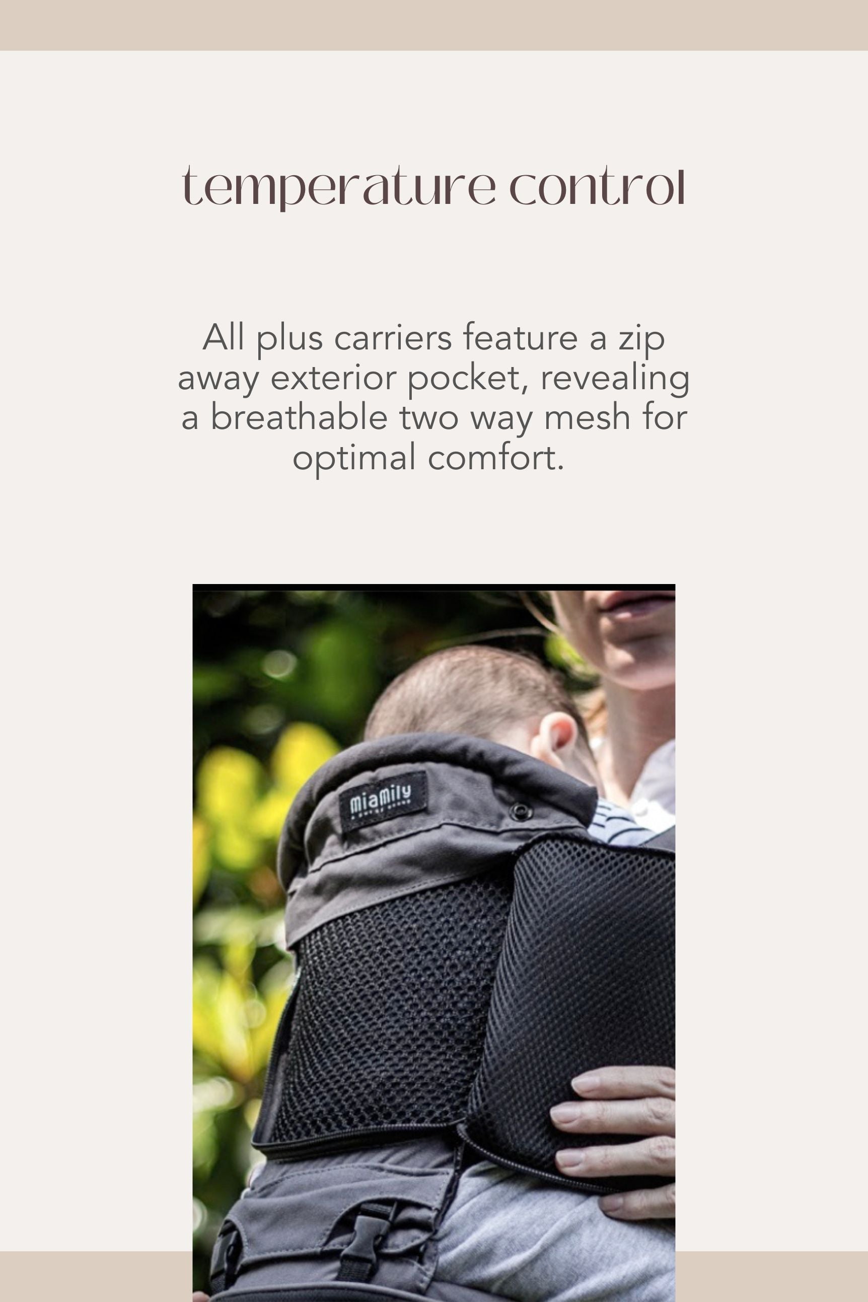 HIPSTER™ PLUS - MiaMily 3D Baby Carrier for Healthy Baby